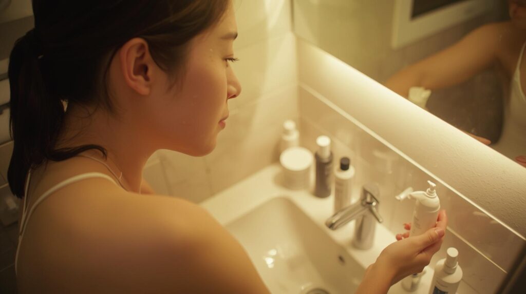 저녁 스킨케어 루틴