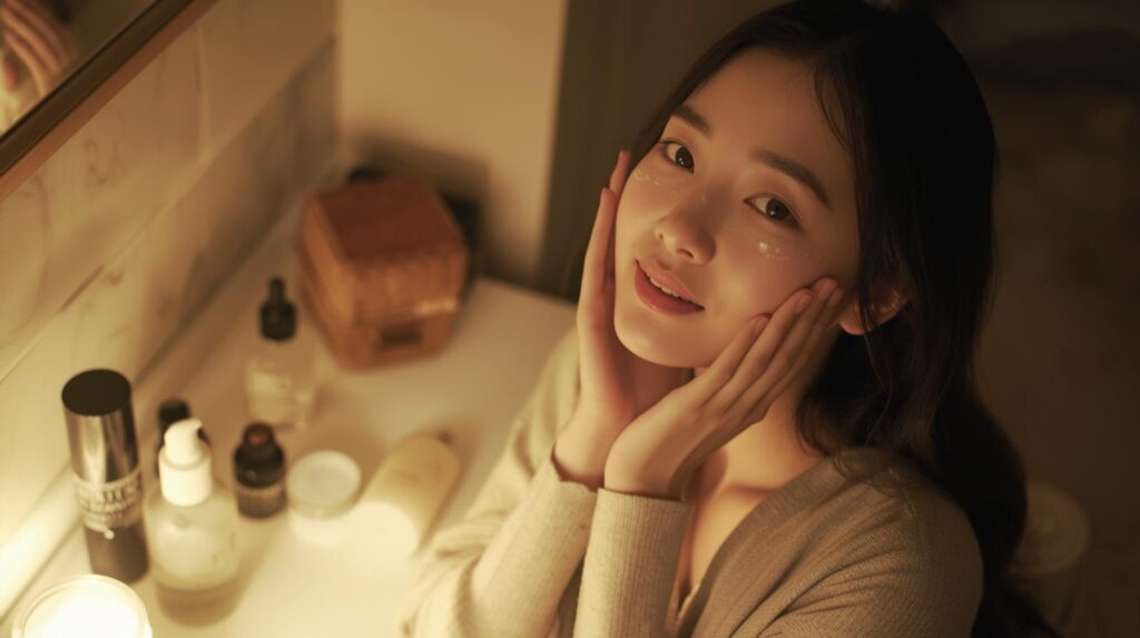 저녁 스킨케어 루틴