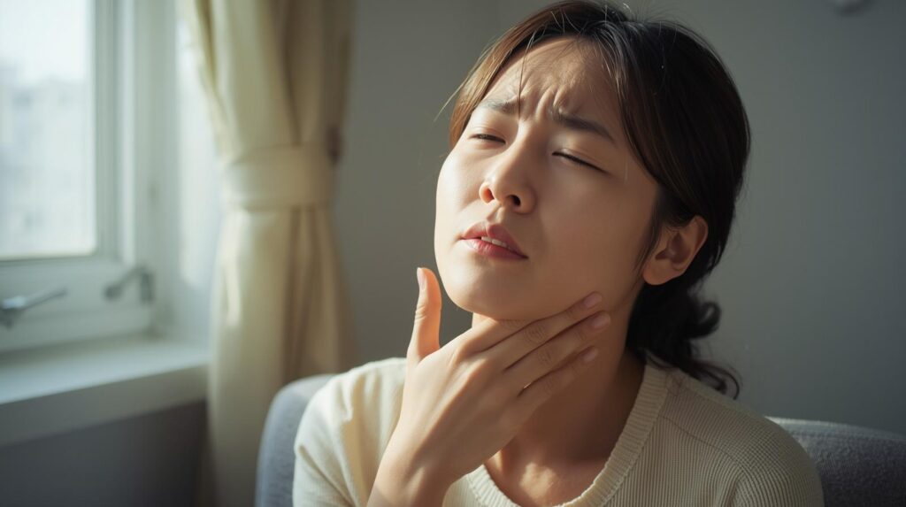 환절기 목 아플 때