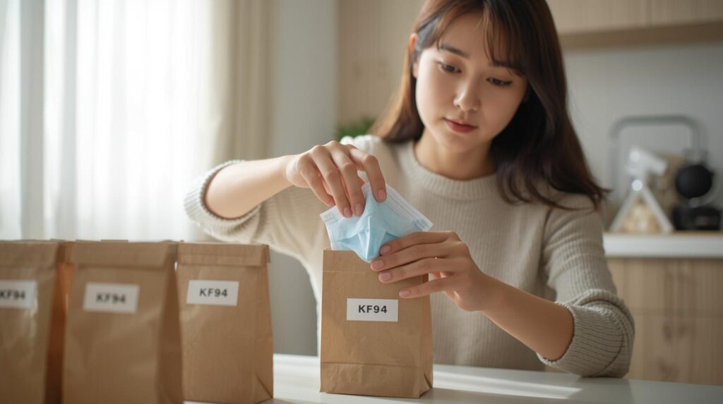 황사 마스크 재사용