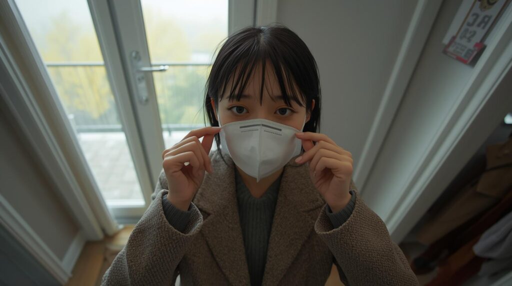 황사 마스크 재사용